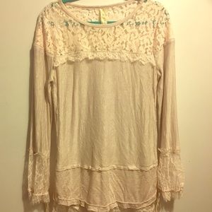 💫Free People Lace Accent Tunic💫